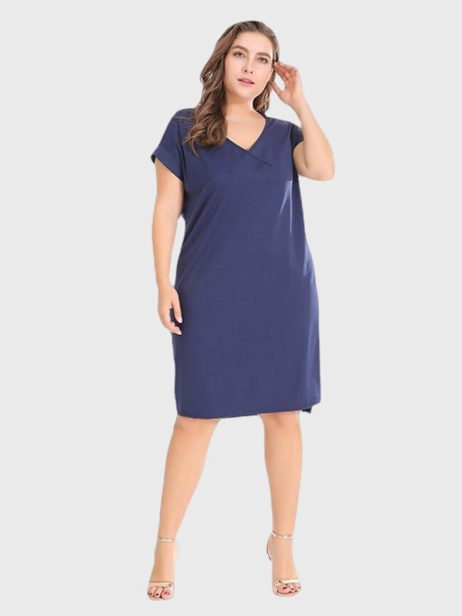 Plus Casual Loose Slim Dress